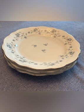 Set of 3 Johann Haviland Blue Garland Dinner Plates.  Vintage 70’s